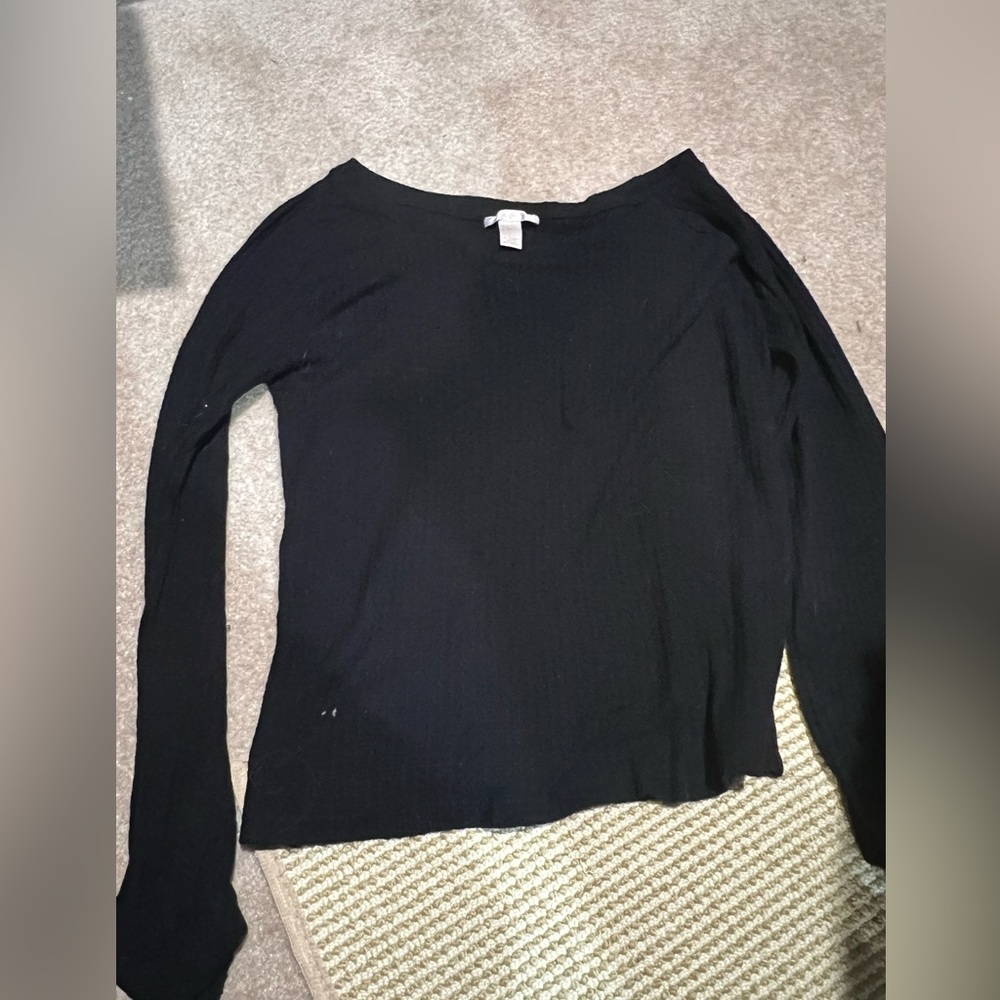 Black Knitted Sweater